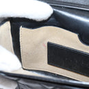 GIVENCHY Shoulder Bag Leather 2way Black Gold Auth 207635A-23