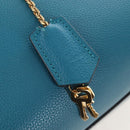 LOUIS VUITTON Mira MM Hand Bag Leather Blue M55023 LV Auth 207637M-14
