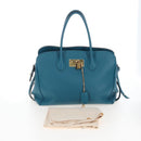 LOUIS VUITTON Mira MM Hand Bag Leather Blue M55023 LV Auth 207637M-28