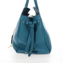 LOUIS VUITTON Mira MM Hand Bag Leather Blue M55023 LV Auth 207637M-4