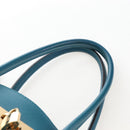 LOUIS VUITTON Mira MM Hand Bag Leather Blue M55023 LV Auth 207637M-14