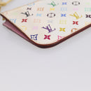 LOUIS VUITTON Multicolor Pochette ClesNM Coin Purse M93734 LV Auth 207645-14