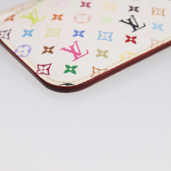 LOUIS VUITTON Multicolor Pochette ClesNM Coin Purse M93734 LV Auth 207645