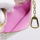 LOUIS VUITTON Multicolor Pochette ClesNM Coin Purse M93734 LV Auth 207645-20