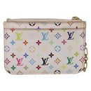 LOUIS VUITTON Multicolor Pochette ClesNM Coin Purse M93734 LV Auth 207645-2