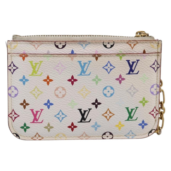 LOUIS VUITTON Multicolor Pochette ClesNM Coin Purse M93734 LV Auth 207645