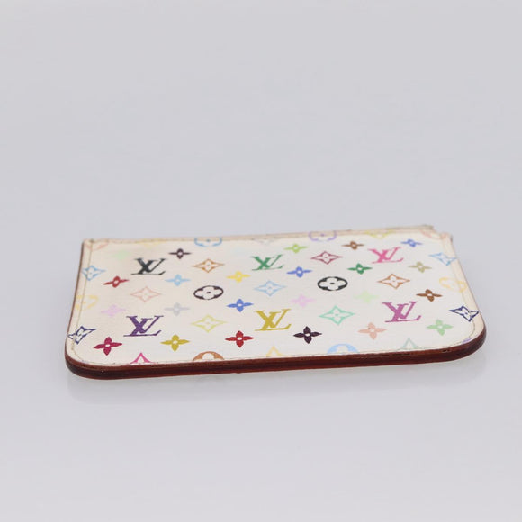 LOUIS VUITTON Multicolor Pochette ClesNM Coin Purse M93734 LV Auth 207645