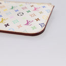 LOUIS VUITTON Multicolor Pochette ClesNM Coin Purse M93734 LV Auth 207645-8