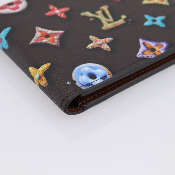 LOUIS VUITTON Donuts Portefeuille Slender Wallet M28283 LV Auth 207646SAM