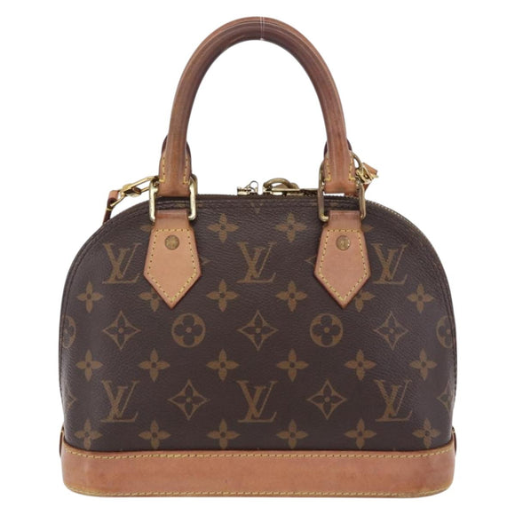 LOUIS VUITTON Monogram Alma BB Hand Bag M53152 LV Auth 207653