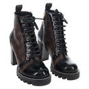 LOUIS VUITTON Monogram Star Trail Ankle Boots 36 LV Auth 207654M-1