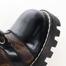LOUIS VUITTON Monogram Star Trail Ankle Boots 36 LV Auth 207654M-19
