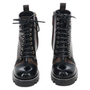 LOUIS VUITTON Monogram Star Trail Ankle Boots 36 LV Auth 207654M-2