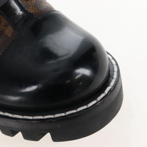 LOUIS VUITTON Monogram Star Trail Ankle Boots 36 LV Auth 207654M