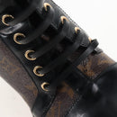 LOUIS VUITTON Monogram Star Trail Ankle Boots 36 LV Auth 207654M-8