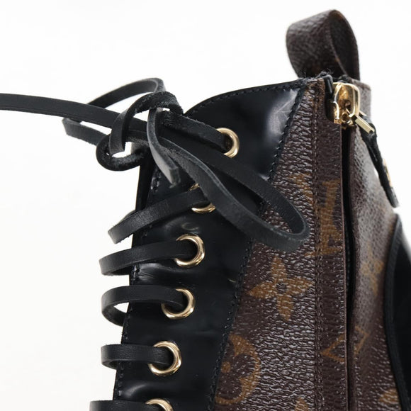 LOUIS VUITTON Monogram Star Trail Ankle Boots 36 LV Auth 207654M
