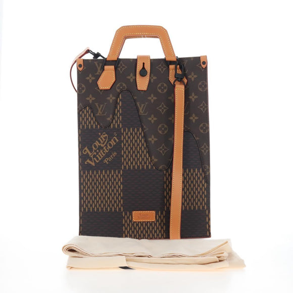 LOUIS VUITTON Monogram Damier Ebene Mini Tote 2way N40355 LV Auth 207656SM