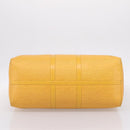 LOUIS VUITTON Epi Keepall 55 Boston Bag Yellow LV Auth 207657A-10