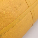 LOUIS VUITTON Epi Keepall 55 Boston Bag Yellow LV Auth 207657A-15
