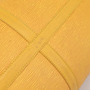 LOUIS VUITTON Epi Keepall 55 Boston Bag Yellow LV Auth 207657A-10