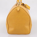 LOUIS VUITTON Epi Keepall 55 Boston Bag Yellow LV Auth 207657A-4