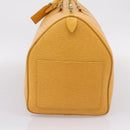 LOUIS VUITTON Epi Keepall 55 Boston Bag Yellow LV Auth 207657A-5