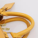LOUIS VUITTON Epi Keepall 55 Boston Bag Yellow LV Auth 207657A-9