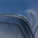 LOUIS VUITTON Epi Keepall 45 Boston Bag Blue M42975 LV Auth 207658-14