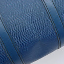 LOUIS VUITTON Epi Keepall 45 Boston Bag Blue M42975 LV Auth 207658-15