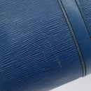 LOUIS VUITTON Epi Keepall 45 Boston Bag Blue M42975 LV Auth 207658-16