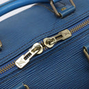 LOUIS VUITTON Epi Keepall 45 Boston Bag Blue M42975 LV Auth 207658-18