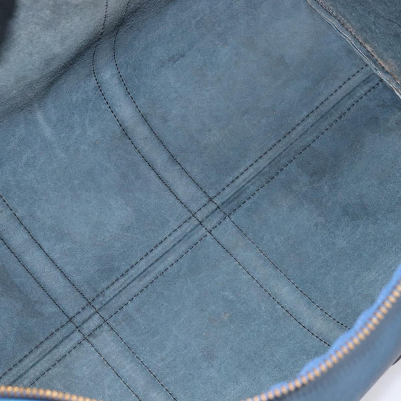 LOUIS VUITTON Epi Keepall 45 Boston Bag Blue M42975 LV Auth 207658
