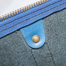 LOUIS VUITTON Epi Keepall 45 Boston Bag Blue M42975 LV Auth 207658-27