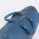 LOUIS VUITTON Epi Keepall 45 Boston Bag Blue M42975 LV Auth 207658-6