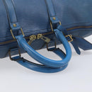 LOUIS VUITTON Epi Keepall 45 Boston Bag Blue M42975 LV Auth 207658-7