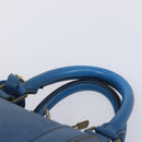 LOUIS VUITTON Epi Keepall 45 Boston Bag Blue M42975 LV Auth 207658-8