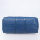 LOUIS VUITTON Epi Keepall 45 Boston Bag Blue M42975 LV Auth 207658-9