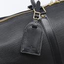 LOUIS VUITTON Epi Keepall 45 Boston Bag Black M42972 LV Auth 207659A-14