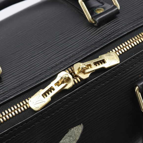 LOUIS VUITTON Epi Keepall 45 Boston Bag Black M42972 LV Auth 207659A