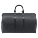 LOUIS VUITTON Epi Keepall 45 Boston Bag Black M42972 LV Auth 207659A-3
