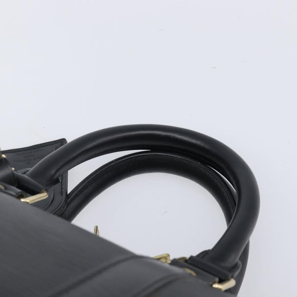 LOUIS VUITTON Epi Keepall 45 Boston Bag Black M42972 LV Auth 207659A