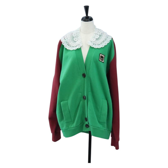 Miu Miu Cardigan Cotton L Green Auth 207660M