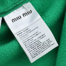 Miu Miu Cardigan Cotton L Green Auth 207660M-20
