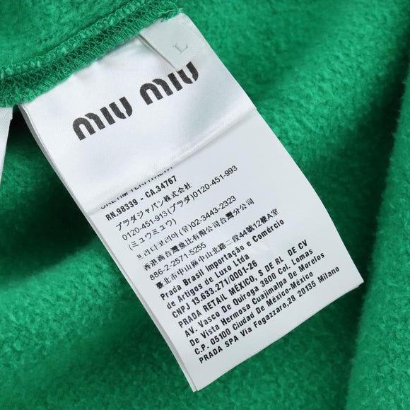 Miu Miu Cardigan Cotton L Green Auth 207660M