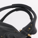 Chloe Paddington Hand Bag Leather Black Gold Tone Auth 207667V-14