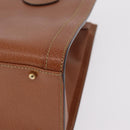 GUCCI Bamboo Tote Bag Leather Beige Gold Tone 002 0260 2615 Auth 207675-14