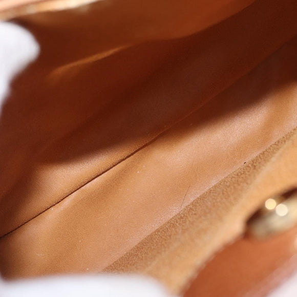 GUCCI Bamboo Tote Bag Leather Beige Gold Tone 002 0260 2615 Auth 207675