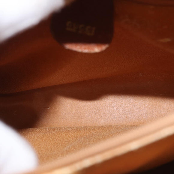 GUCCI Bamboo Tote Bag Leather Beige Gold Tone 002 0260 2615 Auth 207675
