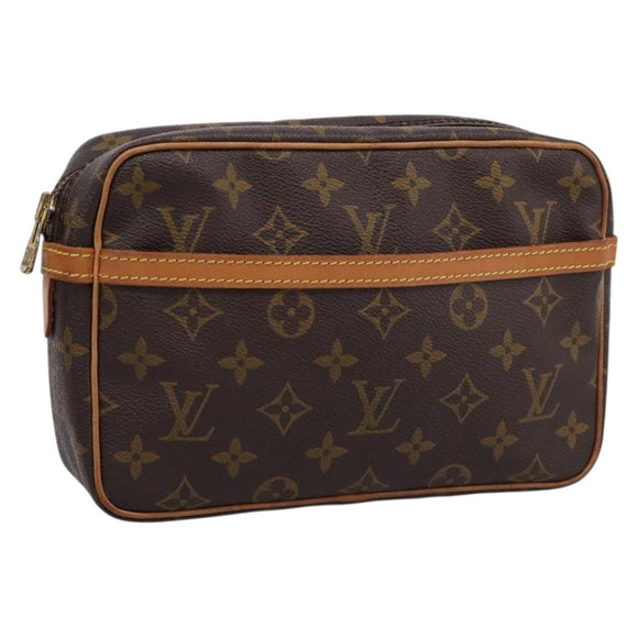 LOUIS VUITTON Monogram Compiegne 23 Clutch Bag M51847 LV Auth 207676A