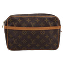 LOUIS VUITTON Monogram Compiegne 23 Clutch Bag M51847 LV Auth 207676A-13